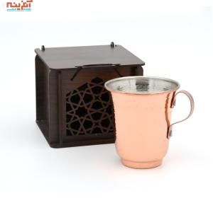 لیوان مسی با بسته بندی نفیس