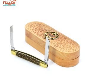چاقوی قلم تراش دو تیغه ساخت زنجان