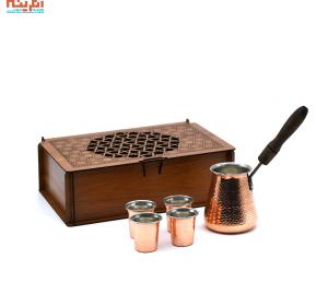 ست قهوه خوری مسی