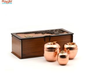 پک هدیه قندان سیب مسی